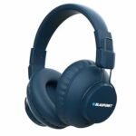 Blaupunkt BH41 Bluetooth Wireless Over-Ear Headphones in a solid matte blue color.