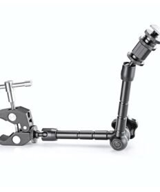 PHOTOMAX 11-inch magic articulating adjustable arm with super clamp and 1/4-inch tripod screw for mounting camera accessories