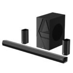 boAt Aavante Bar 3600 5.1 channel Bluetooth soundbar with subwoofer and rear satellite speakers in premium black finish
